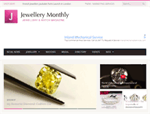 Tablet Screenshot of jewellerymonthly.com